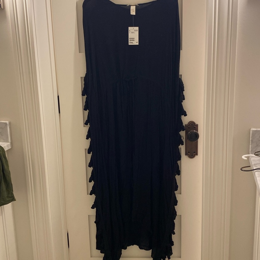 NWT h and m black dress / coverup
